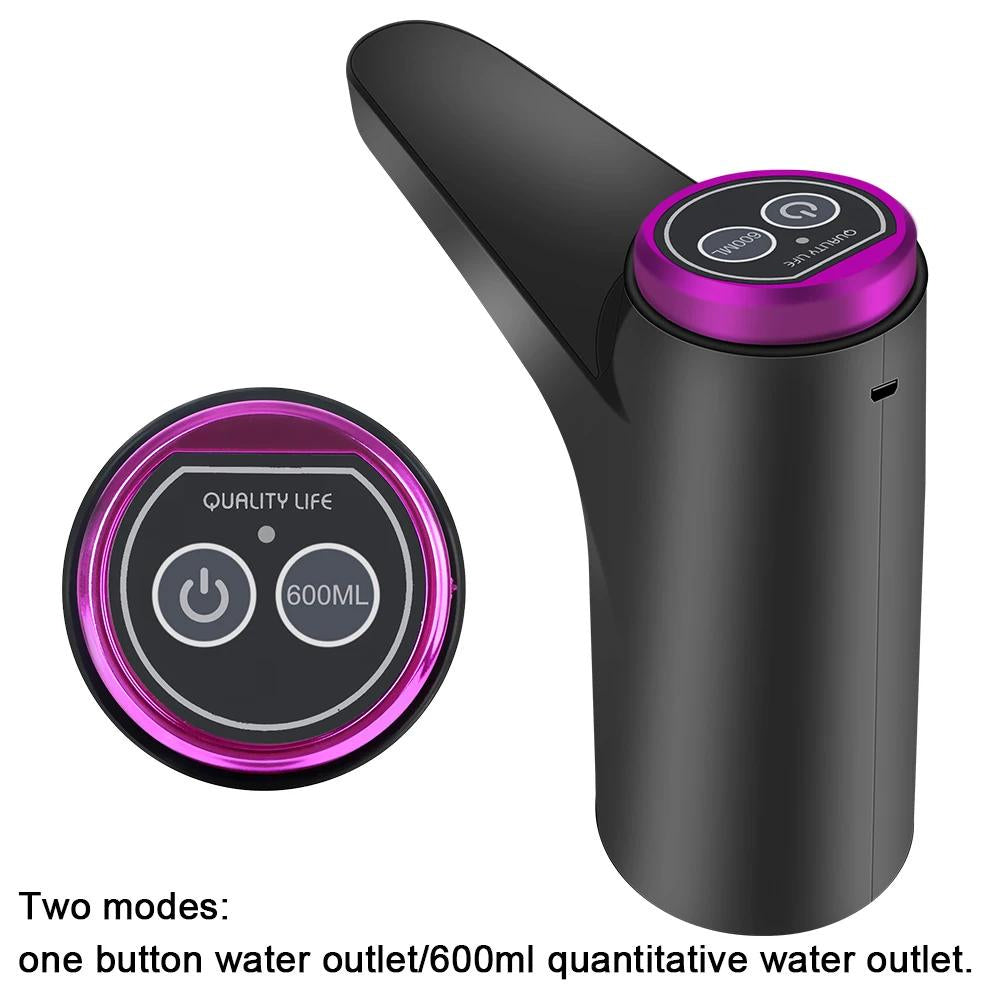 USB Charging Water Bottle Pump