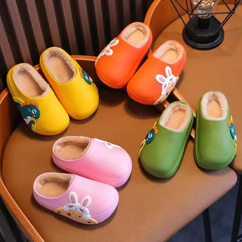 Waterproof Kids' Cotton Shoes