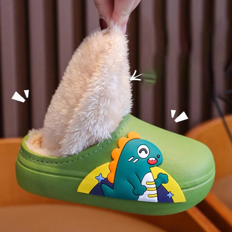 Waterproof Kids' Cotton Shoes