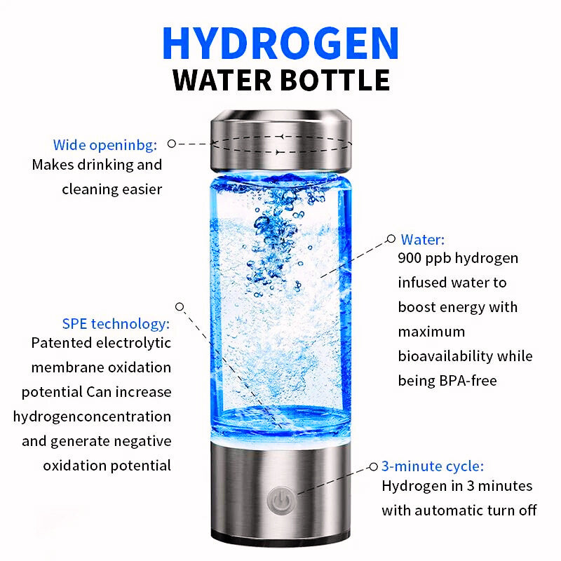 Rich Hydrogen Oxygen Water Bottle