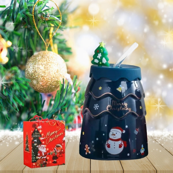 Christmas Season Mug with Lid