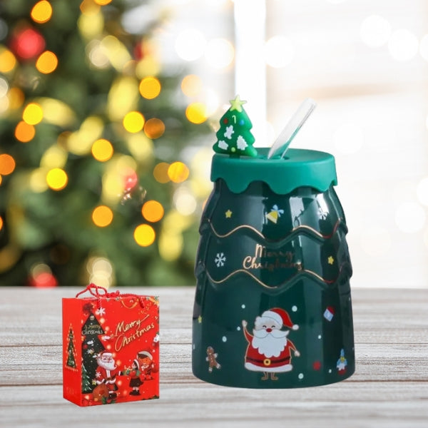 Christmas Season Mug with Lid