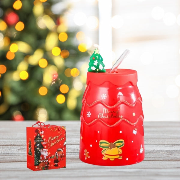 Christmas Season Mug with Lid