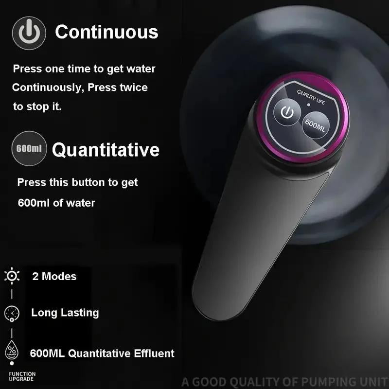 USB Charging Water Bottle Pump