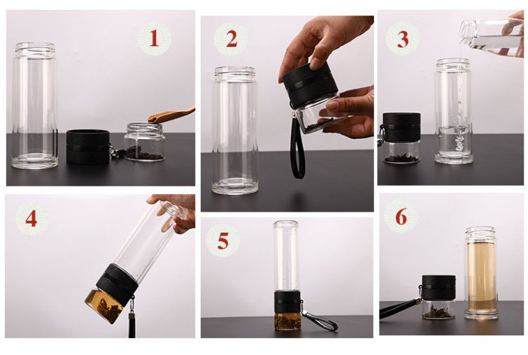 Tea Infuser Bottle & Filter