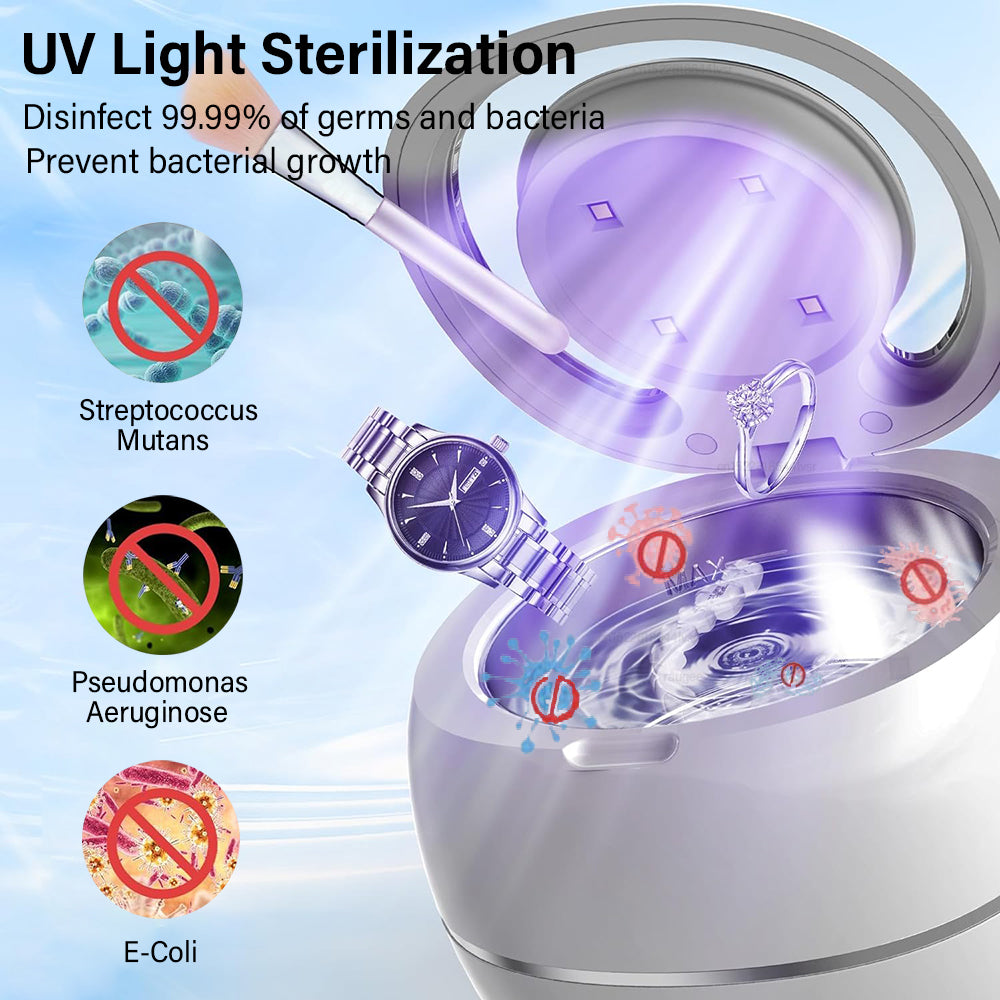 Ultrasonic Cleaner with UV Sterilization