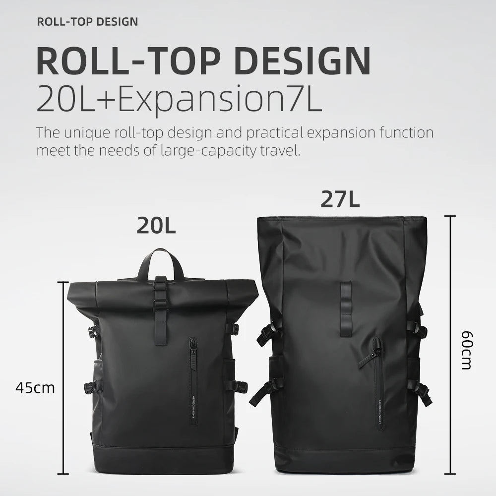 Expandable Waterproof Travel Backpack