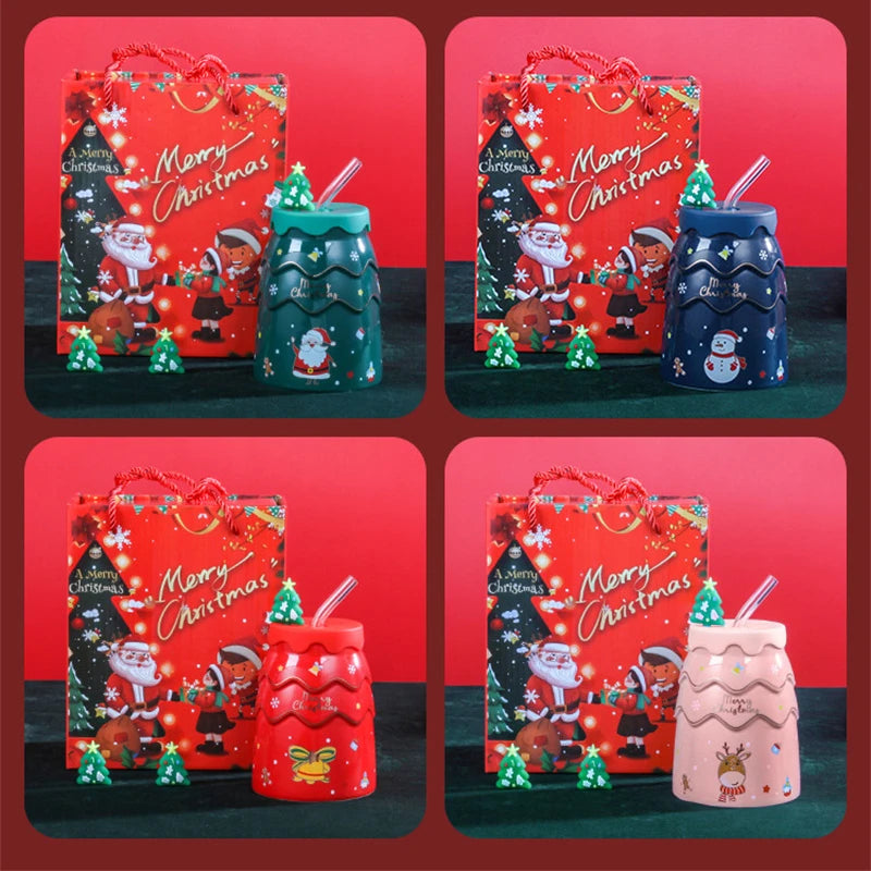 Christmas Season Mug with Lid