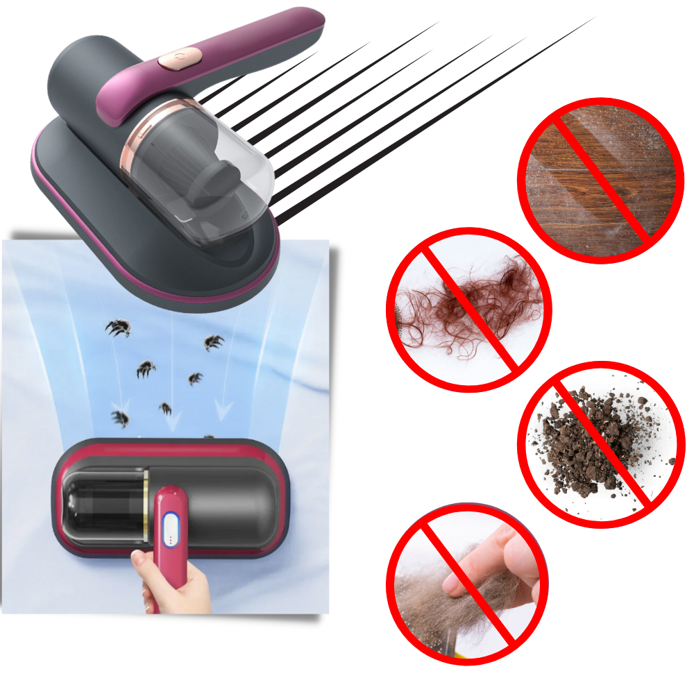 Cordless anti-mite vacuum cleaner