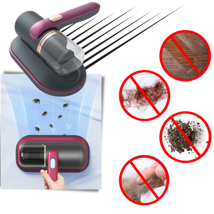 Cordless anti-mite vacuum cleaner